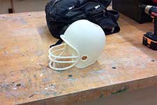 Image of Tiki Torch Helmet Cover