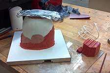 Image of Tiki Torch Helmet Cover