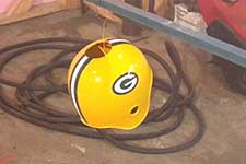 Image of Tiki Torch Helmet Cover