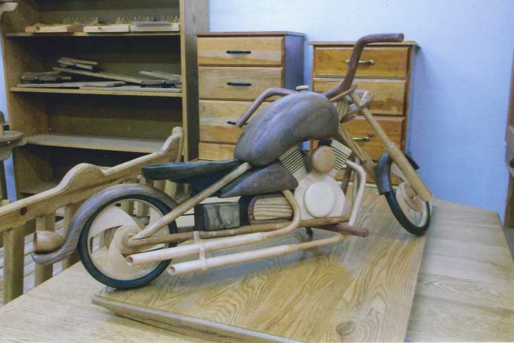 Picture of Wooden Motorcycle